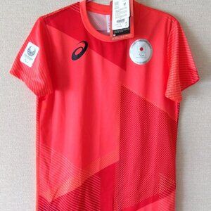 ASICS JAPAN Tokyo 2020 Red T-shirt